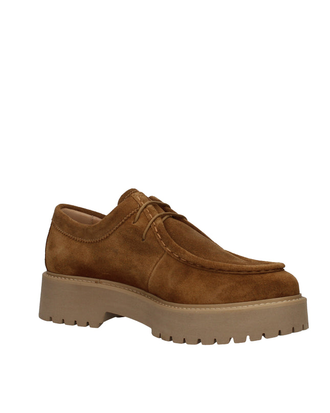 Nero Giardini scarpe stringate in camoscio