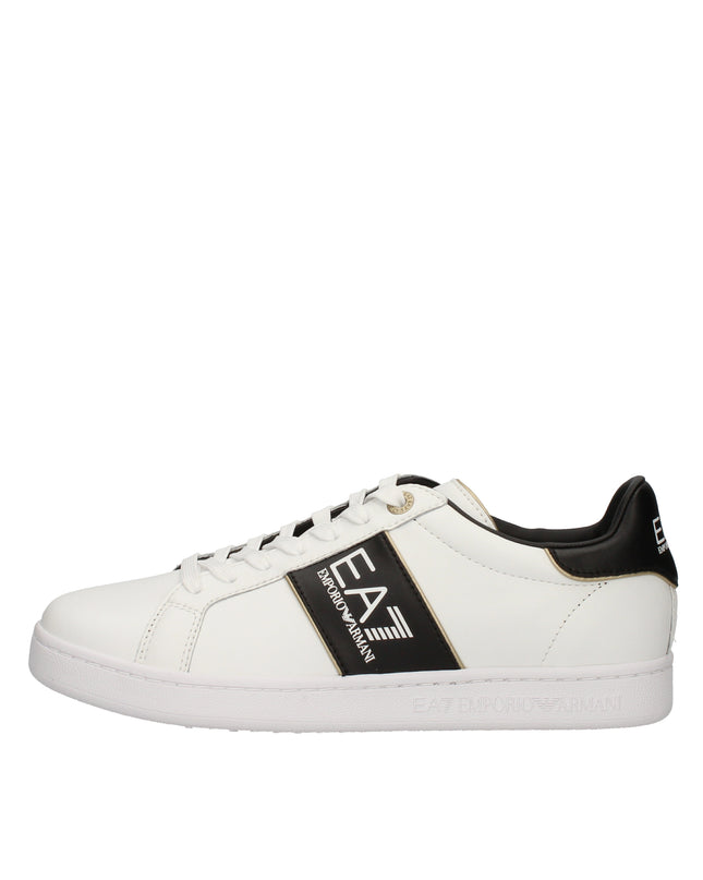 Emporio Armani EA7 sneakers in pelle con logo