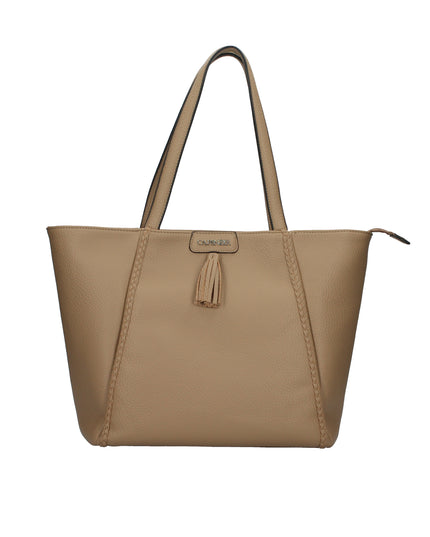 Cafè Noir borsa shopping con intrecci