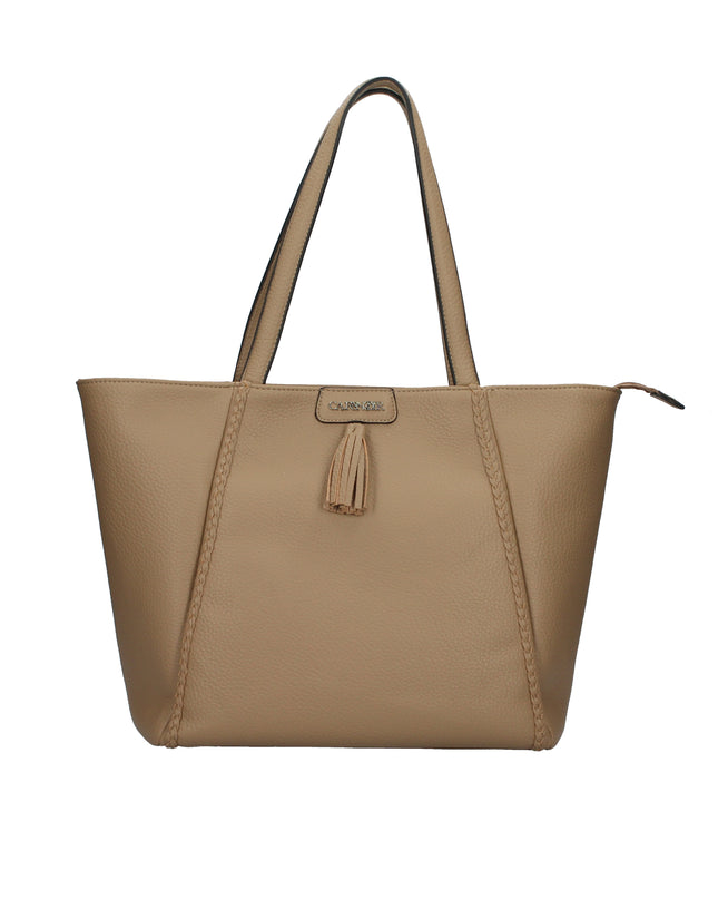 Cafè Noir borsa shopping con intrecci