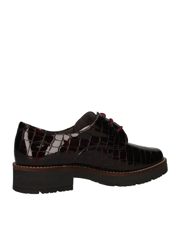 Pitillos stringate lucide con stampa animalier