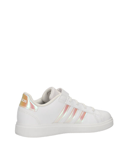 Adidas Grand Court 2.0 sneakers con lacci elastiti e chiusura a strappo