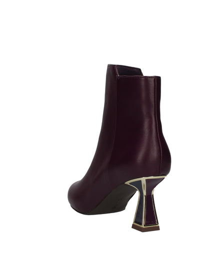 Menbur Febris stivaletti a punta con tacco a clessidra smaltato