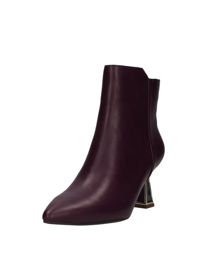 Menbur Febris stivaletti a punta con tacco a clessidra smaltato