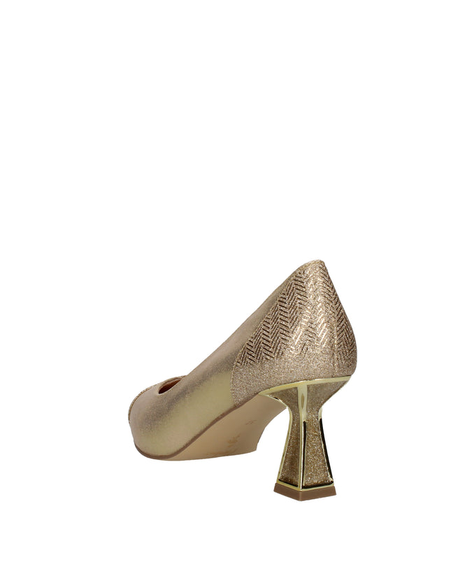 Menbur decolletè con tacco smaltato a clessidra