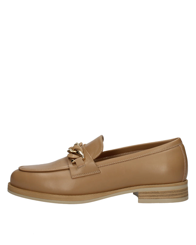 Nero Giardini mocassini in pelle con catena