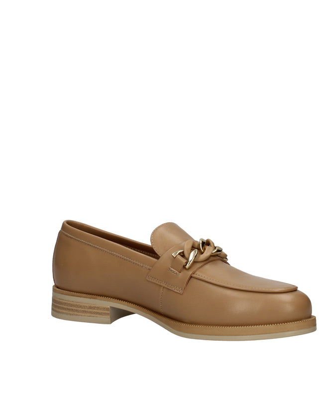 Nero Giardini mocassini in pelle con catena