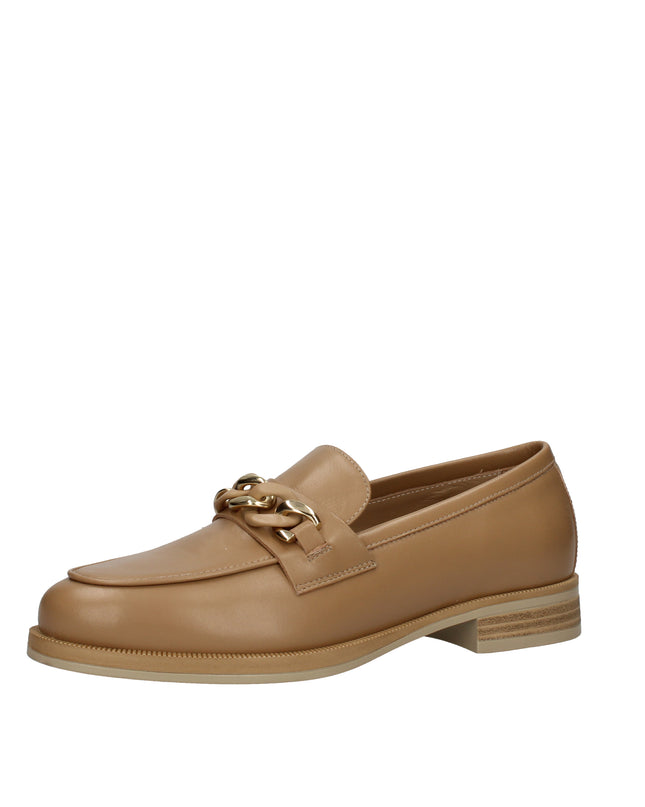 Nero Giardini mocassini in pelle con catena