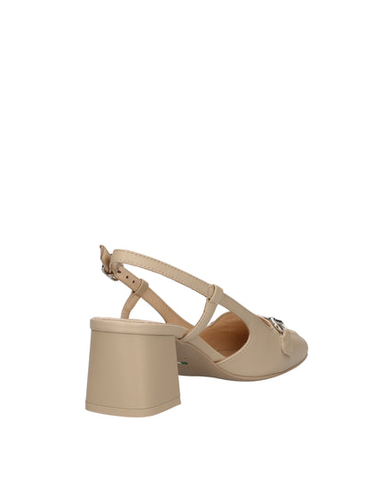 Nero Giardini scarpe con tacco grosso a punta quadrata con cinturino