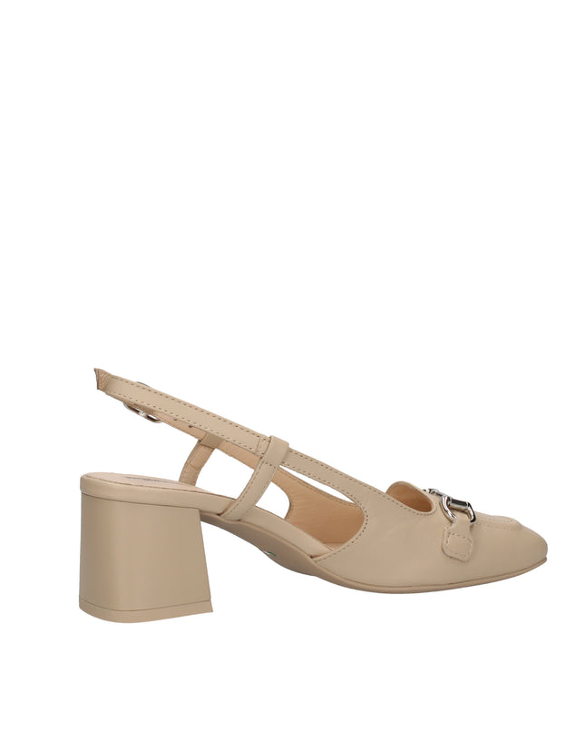 Nero Giardini scarpe con tacco grosso a punta quadrata con cinturino