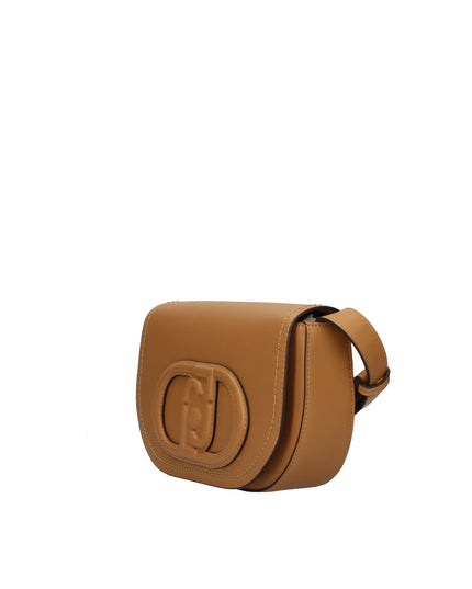 Liu Jo borsa a spalla a mezzaluna con logo in pelle