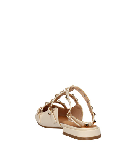 Keys ballerine con cinturini e borchie