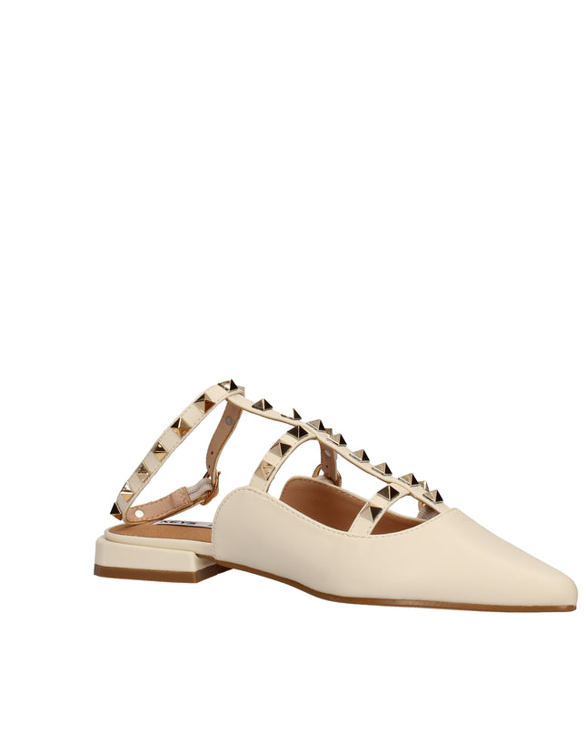 Keys ballerine con cinturini e borchie