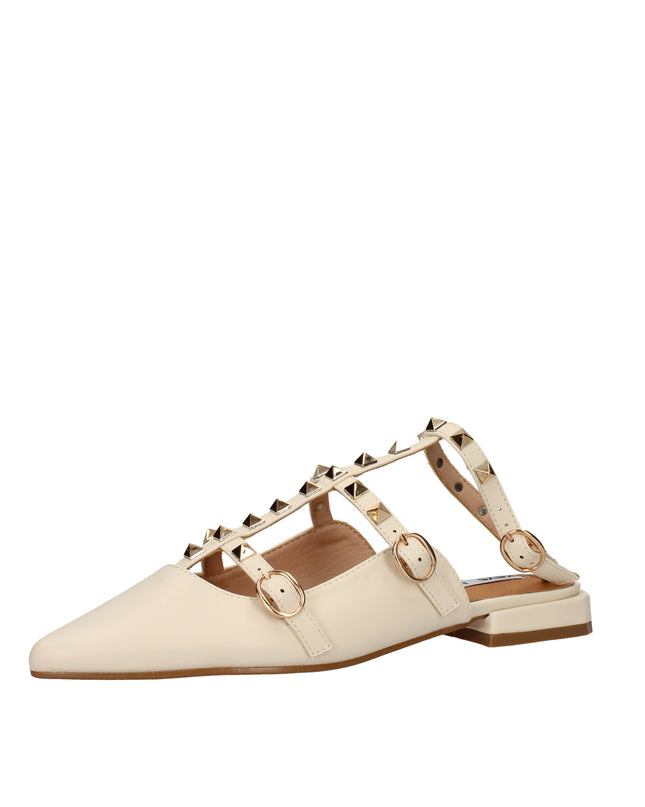 Keys ballerine con cinturini e borchie