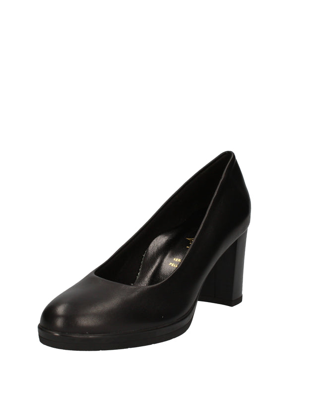 Cinzia Soft Décolleté nero in pelle