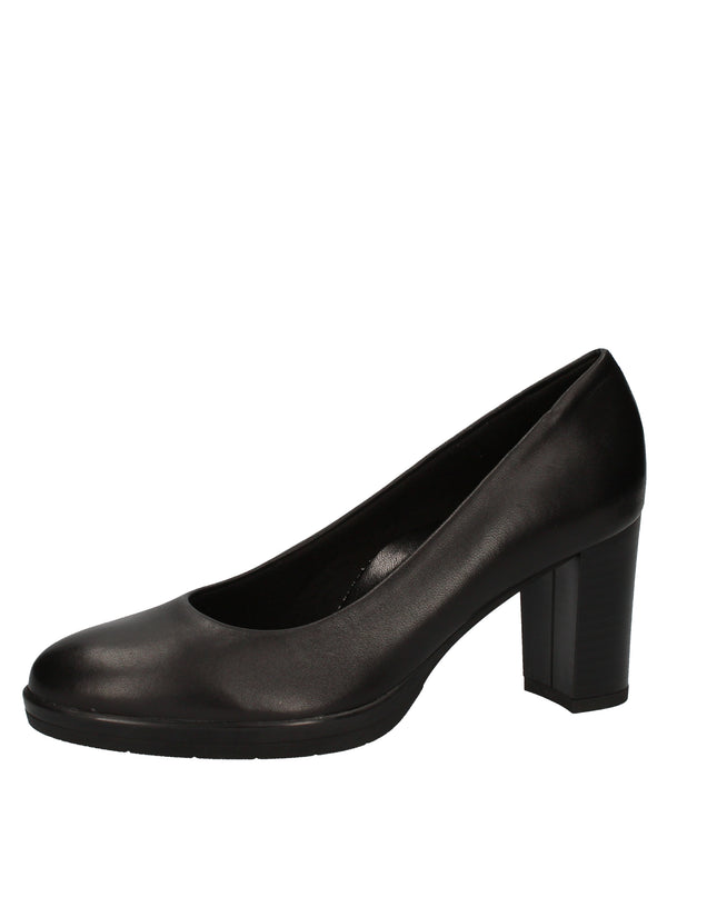 Cinzia Soft Décolleté nero in pelle