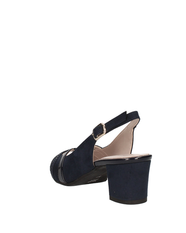 Cinzia Soft scarpe spuntate in camoscio con cinturino regolabile