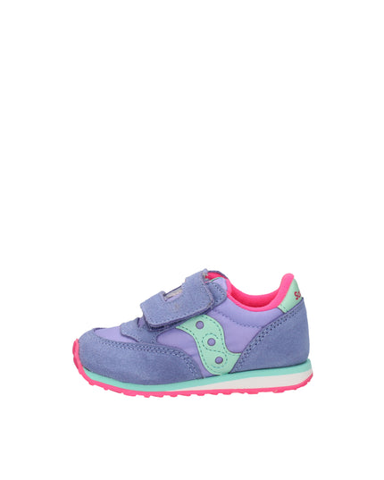 Saucony Baby Jazz Hook & Loop sneakers in camoscio e nylon