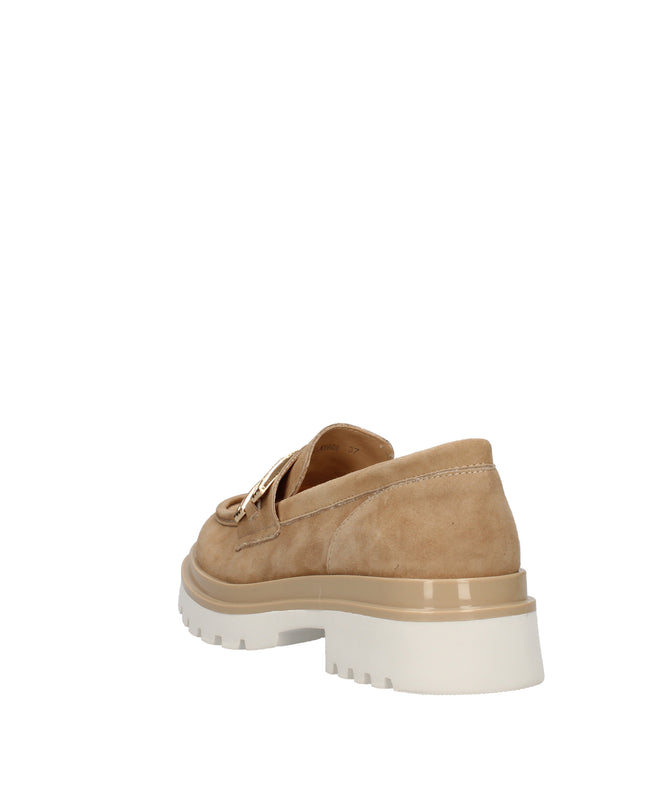 Keys mocassini in camoscio con accessorio