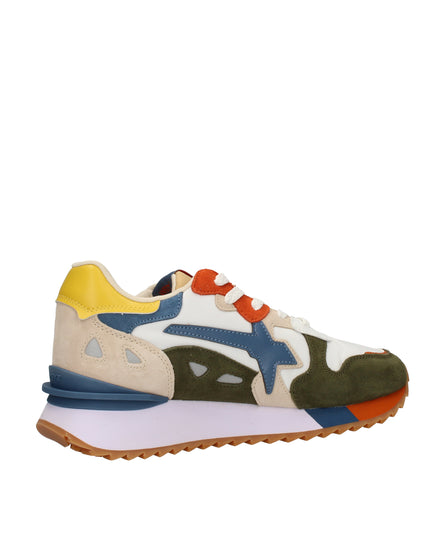 W6yz Match-M sneakers in tessuto e camoscio