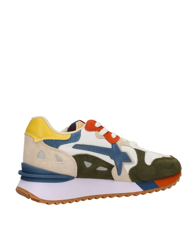 W6yz Match-M sneakers in tessuto e camoscio