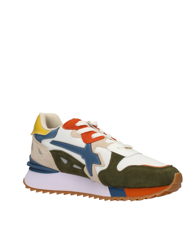 W6yz Match-M sneakers in tessuto e camoscio