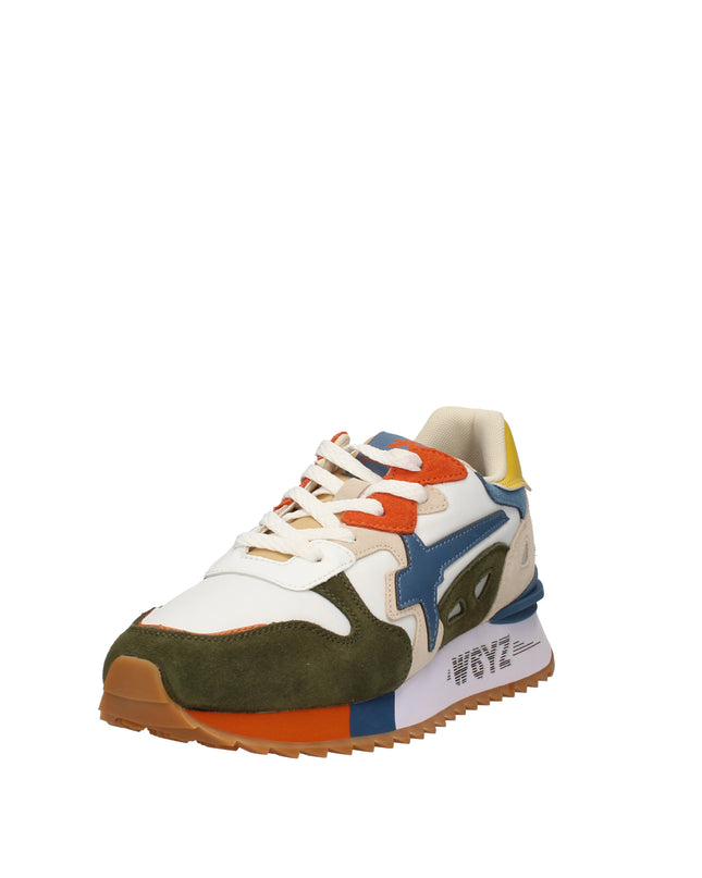 W6yz Match-M sneakers in tessuto e camoscio