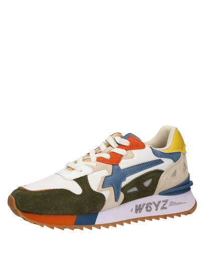 W6yz Match-M sneakers in tessuto e camoscio