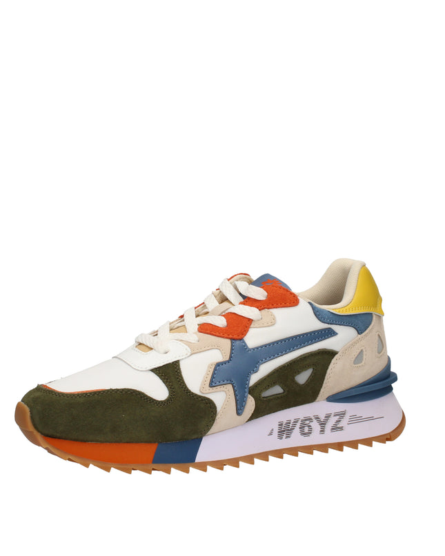 W6yz Match-M sneakers in tessuto e camoscio