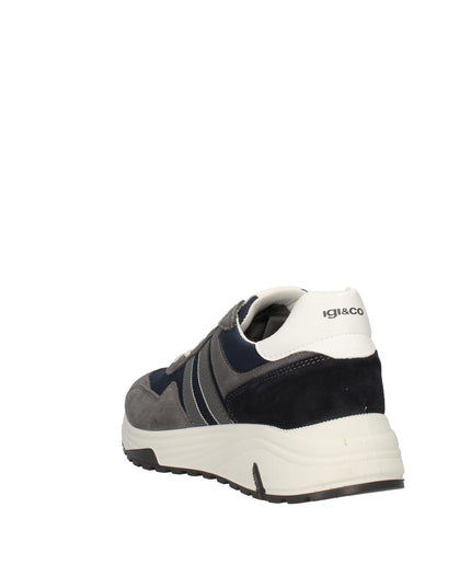 Igi&co sneakers sportive in camoscio e tessuto