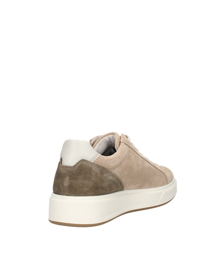 Igi&co sneakers in camoscio con lacci e zip laterale