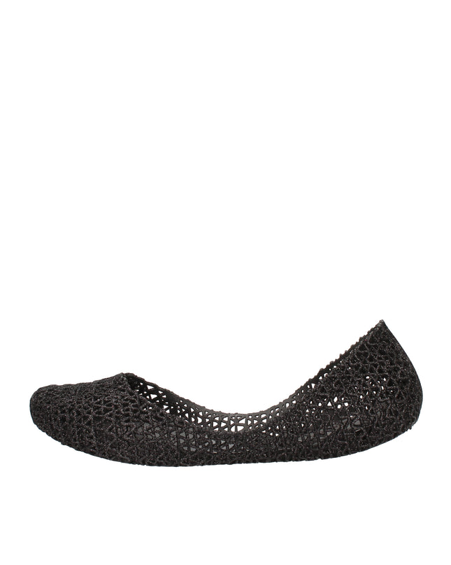 Melissa Campana Papel VII AD ballerine con glitter applicati Nero