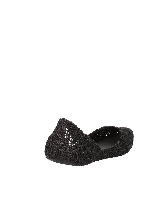 Melissa Campana Papel VII AD ballerine con glitter applicati Nero