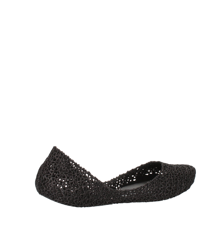 Melissa Campana Papel VII AD ballerine con glitter applicati Nero