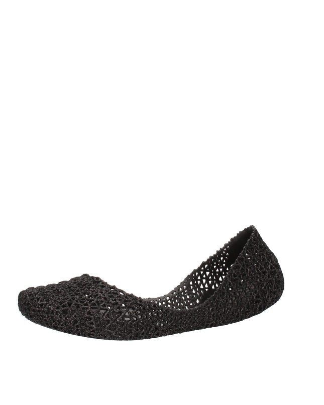 Melissa Campana Papel VII AD ballerine con glitter applicati Nero