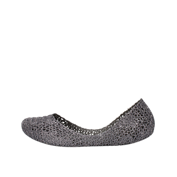 Melissa Campana Papel VII AD ballerine con glitter applicati Grigio