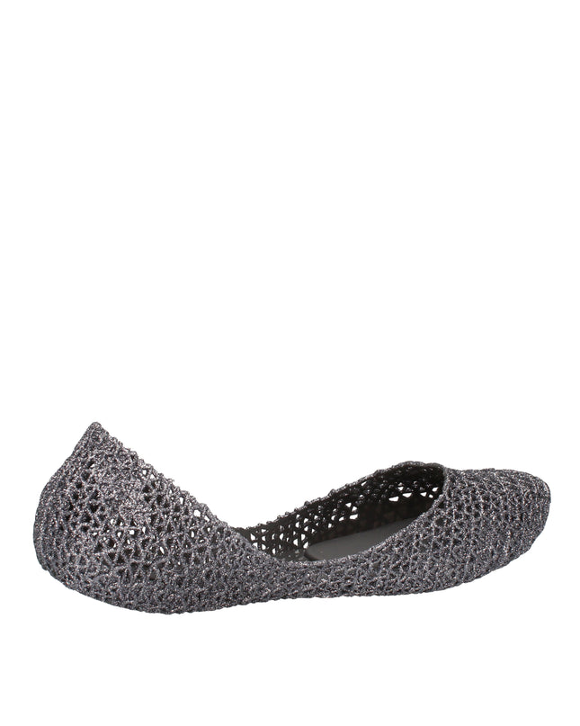 Melissa Campana Papel VII AD ballerine con glitter applicati Grigio