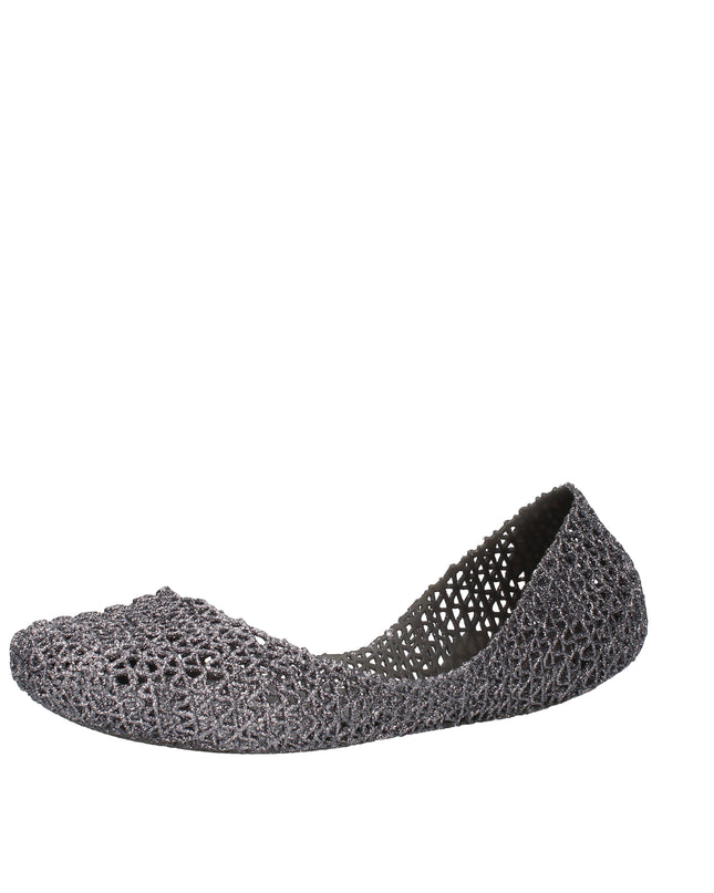 Melissa Campana Papel VII AD ballerine con glitter applicati Grigio