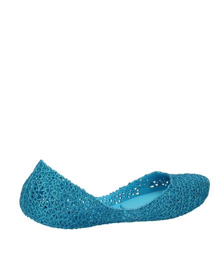 Melissa Campana Papel VII AD ballerine con glitter applicati Blu Celeste