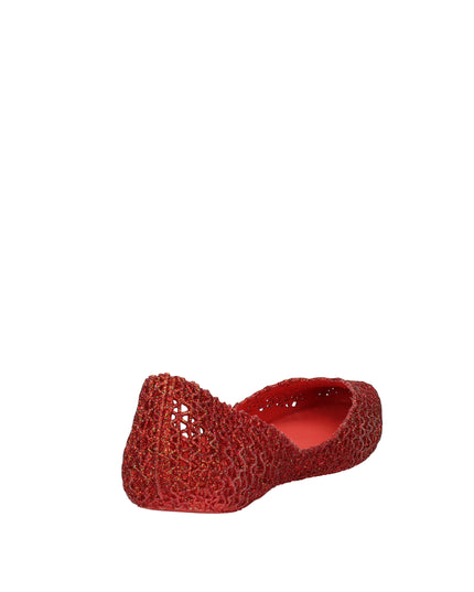 Melissa Campana Papel VII AD ballerine con glitter applicati Rosso