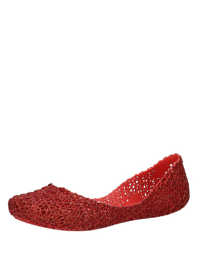 Melissa Campana Papel VII AD ballerine con glitter applicati Rosso