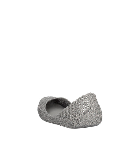 Melissa Campana Papel VII AD ballerine con glitter applicati Argento