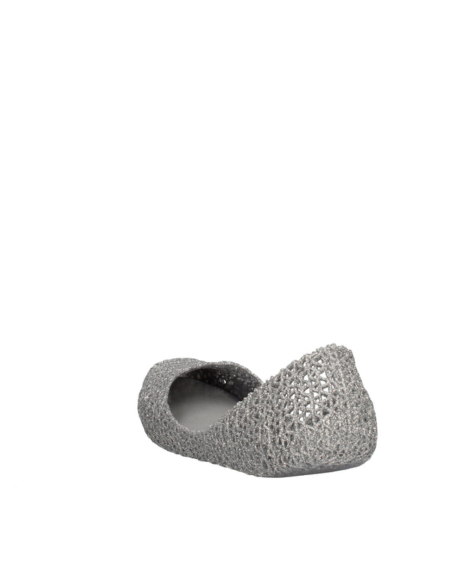 Melissa Campana Papel VII AD ballerine con glitter applicati Argento