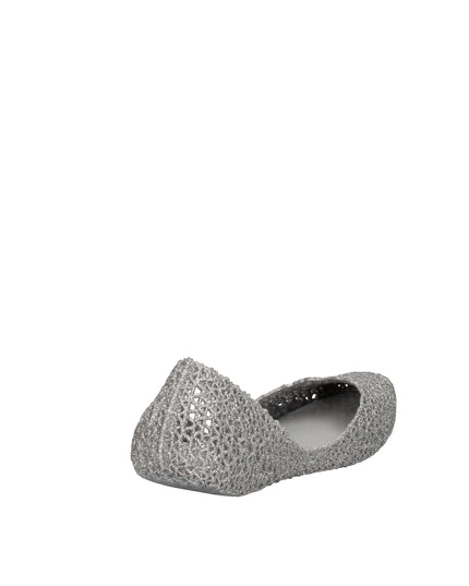 Melissa Campana Papel VII AD ballerine con glitter applicati Argento