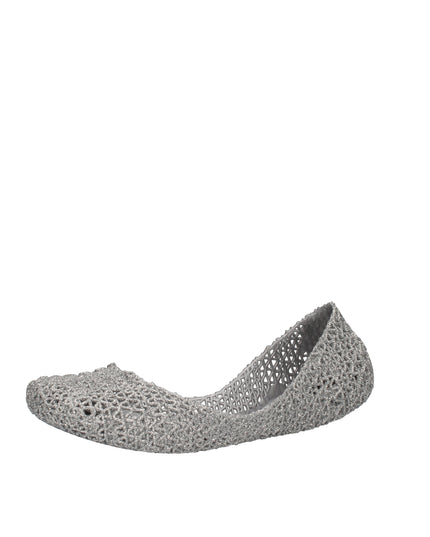 Melissa Campana Papel VII AD ballerine con glitter applicati Argento
