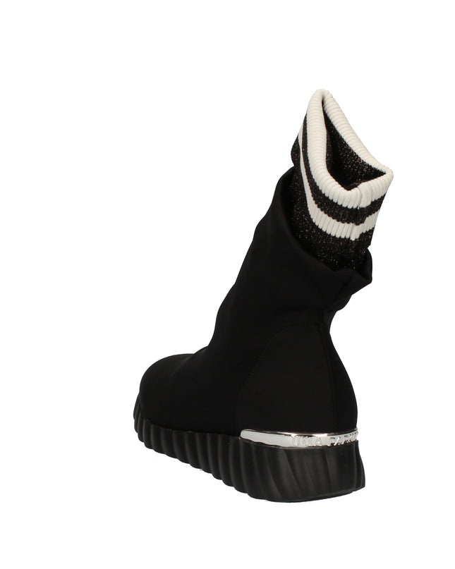 Uma Parker Sneakers a calzino nero in tessuto