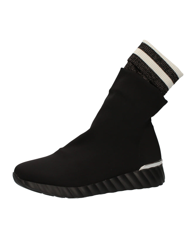 Uma Parker Sneakers a calzino nero in tessuto