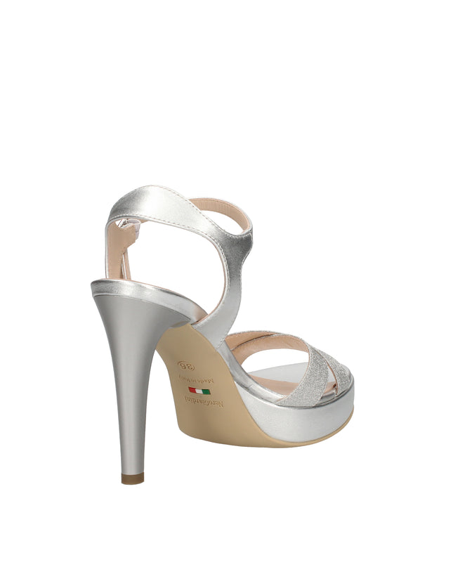 Nero Giardini sandali con glitter tacco a spillo e plateau