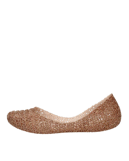 Melissa Campana Papel VII AD ballerine con glitter applicati Beige Rosa