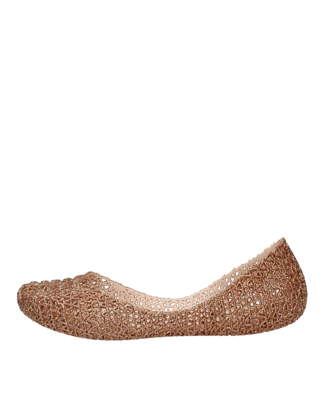 Melissa Campana Papel VII AD ballerine con glitter applicati Beige Rosa